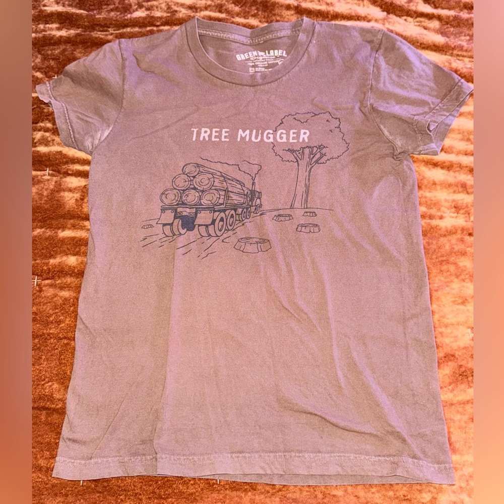 Green Label Tree Mugger Graphic Tee